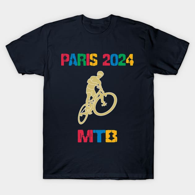 Paris 2024 T-Shirt by Womens Art Store